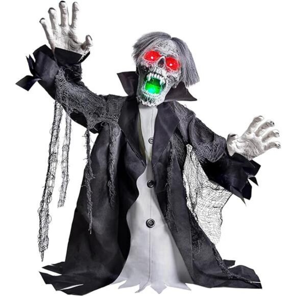 Halloween Animatronic Zombie Groundbreaker Decor Outdoor...